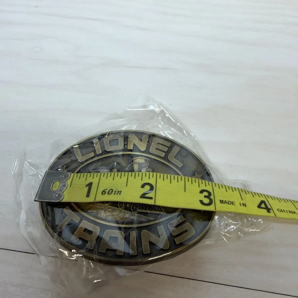 Vintage‎ Lionel Trains Engine Toy Model Railroad Brass Belt Buckle